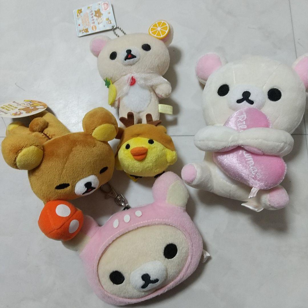 リラックマ　ぬいぐるみ　マスコット　セット リラックマ - リラックマおすしぬいぐるみセット【2026年4月上旬お届け