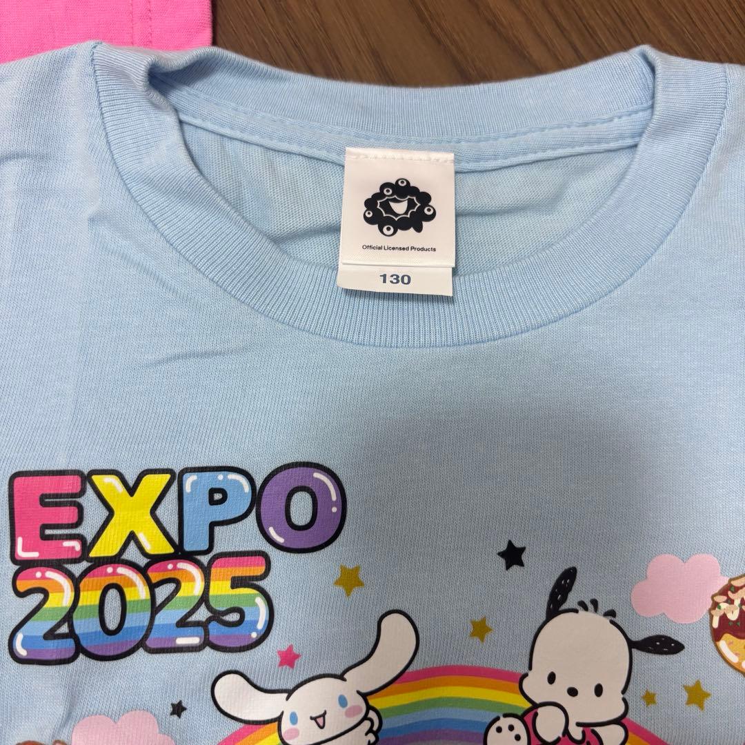 万博 ミャクミャク サンリオ Tシャツ2枚 - メルカリ