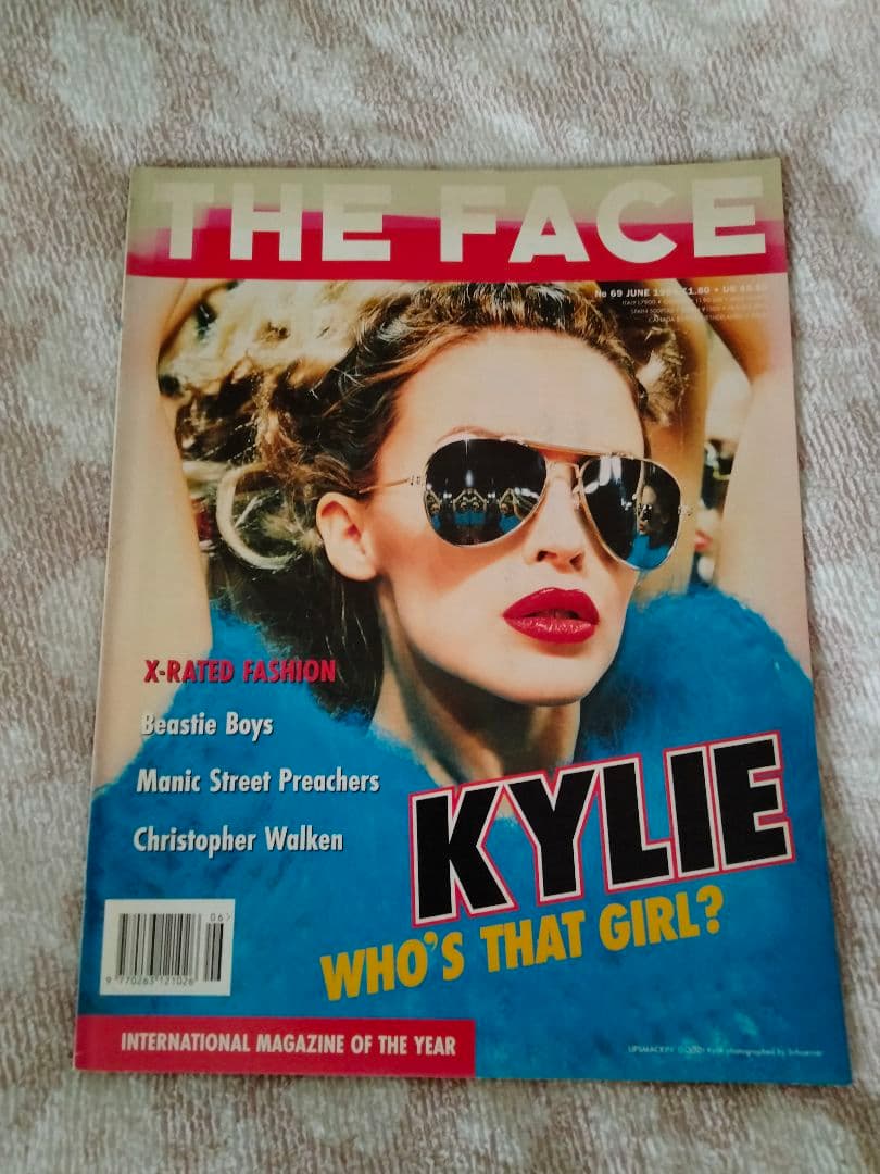 カイリー・ミノーグ　The Face 雑誌 The Face UK Magazine September 1991 Michael Hutchence Jim Morrison