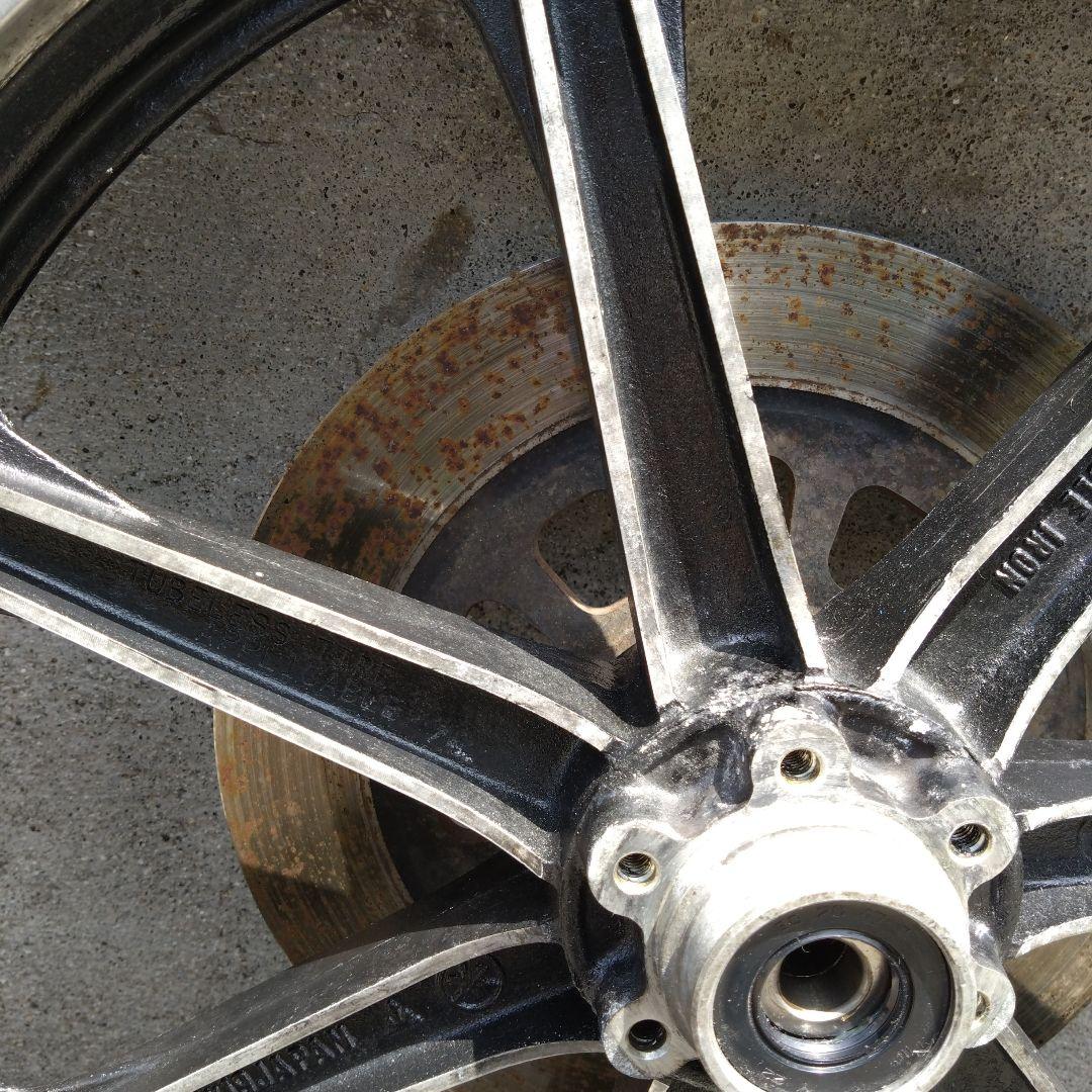 希少 ヤマハ SR400 純正 キャストホイール タイヤ付 フロント19 - メルカリ