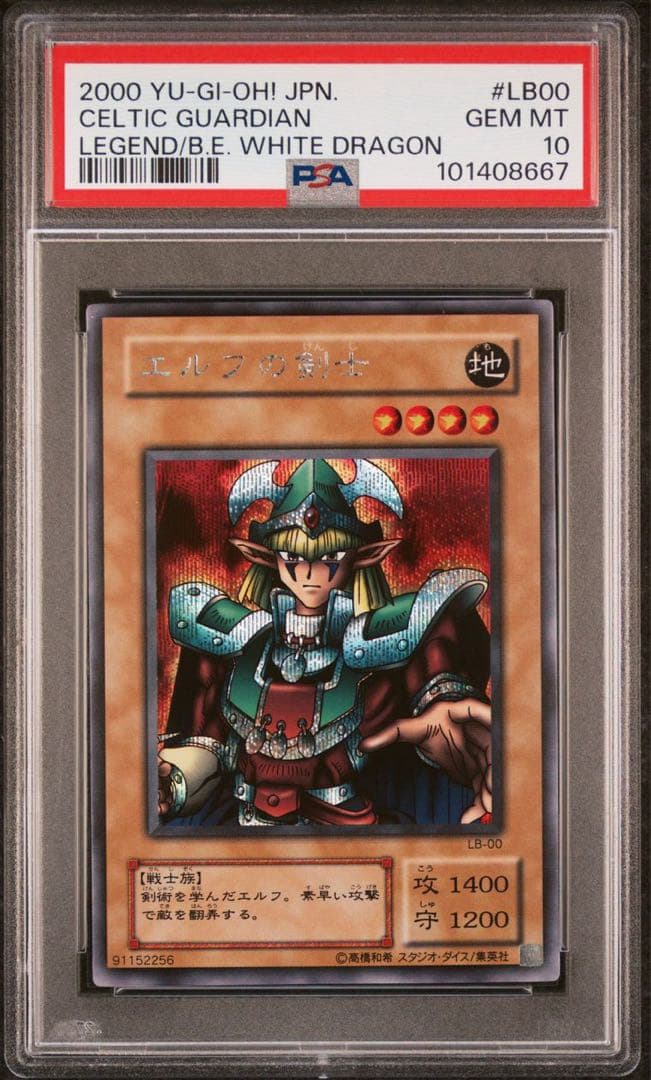 鑑定品 PSA10 】 極美品 最安値 世界52枚 エルフの剣士 二期 シク