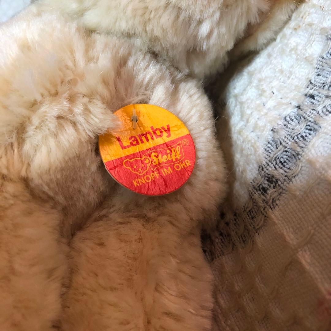 Steiff シュタイフ 073205 LAMBY ラム 22cm 中古品 - メルカリ