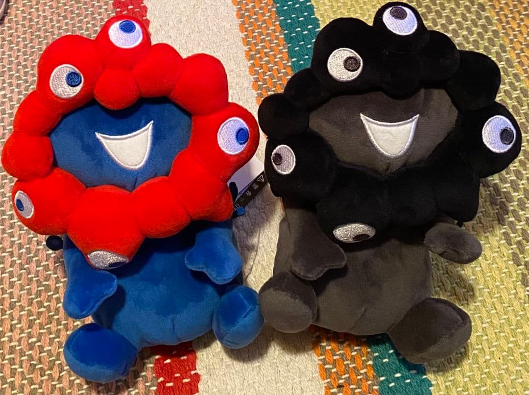 ミ*m様 【Sサイズ2点セット】ミャクミャク　お手玉風ぬいぐるみ　新品 第2次受注】EXPO2025 ミャクミャク お手玉風ぬいぐるみ(S) 黒