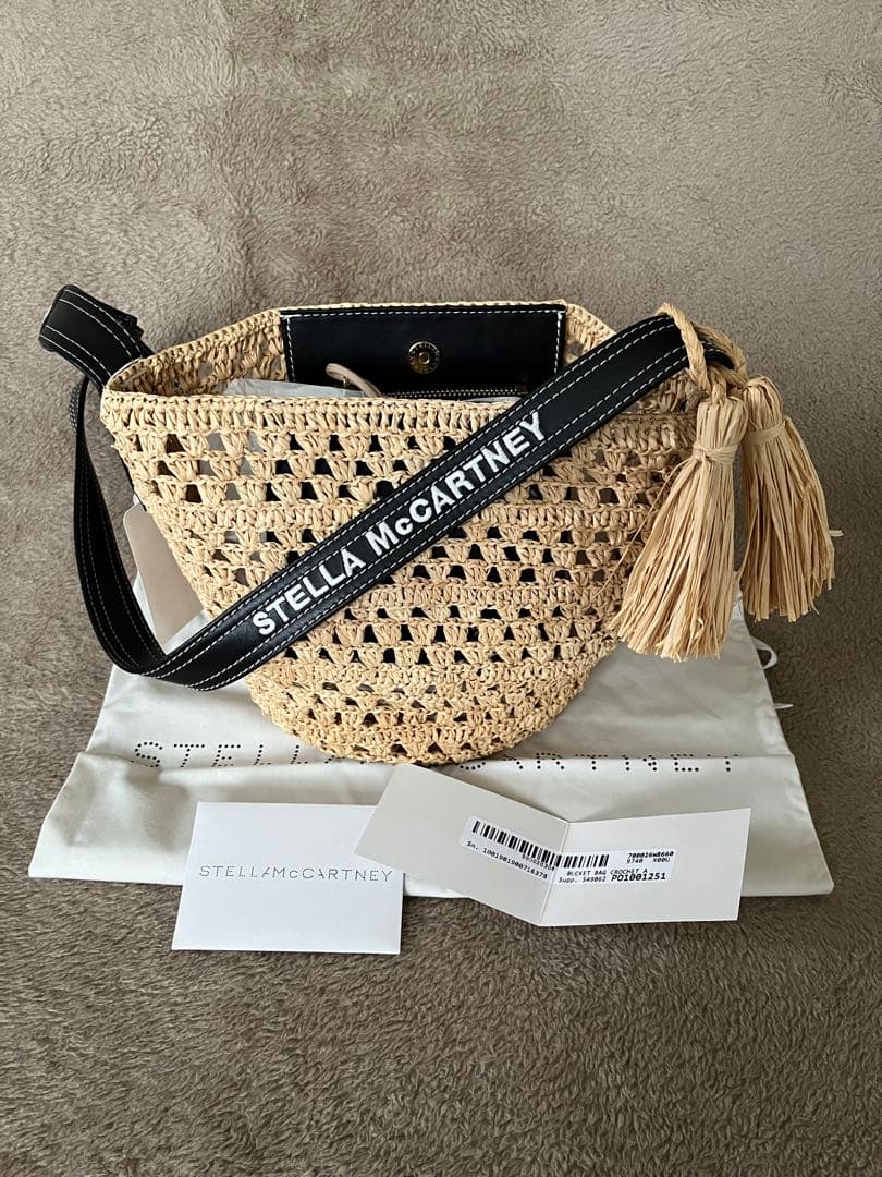 【専用】STELLA McCARTNEY 新品未使用 ラフィアショルダーバッグ Stella McCartney（ステラ・マッカートニー） 【並行輸入品