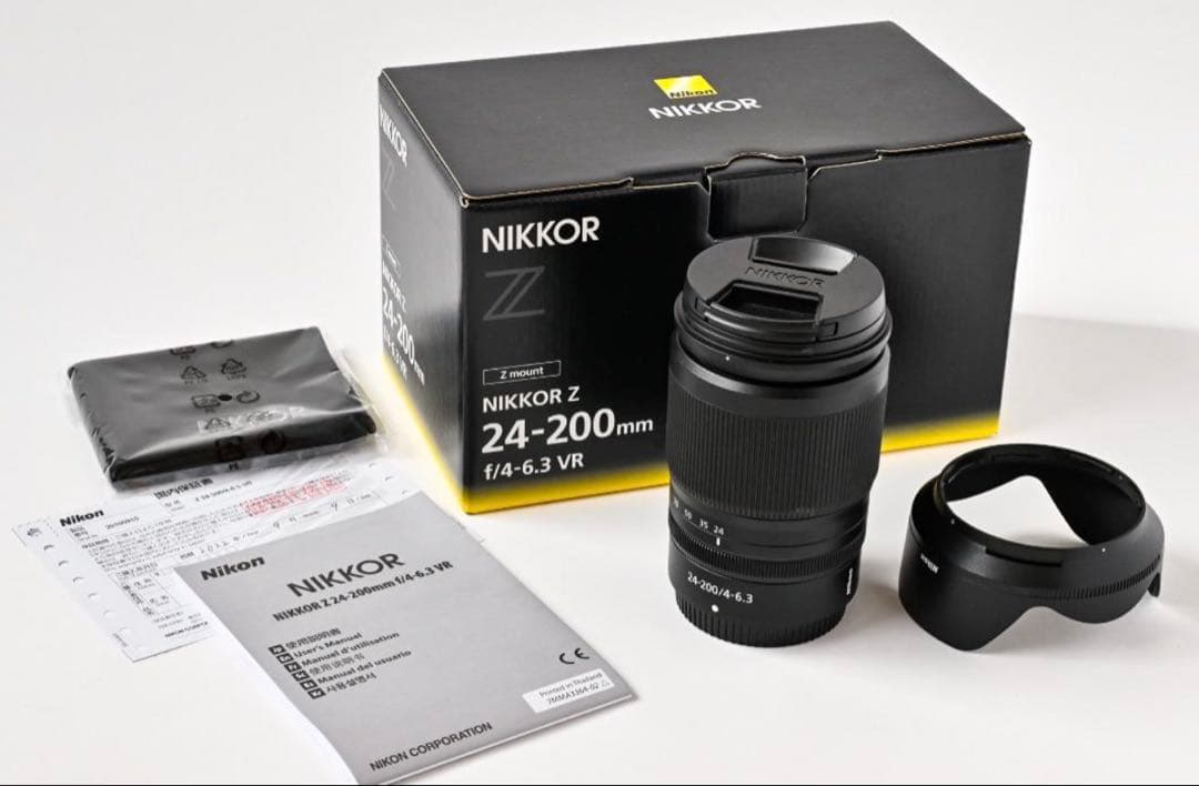 NIKKOR Z 24-200mm f/4-6.3 VRレンズ