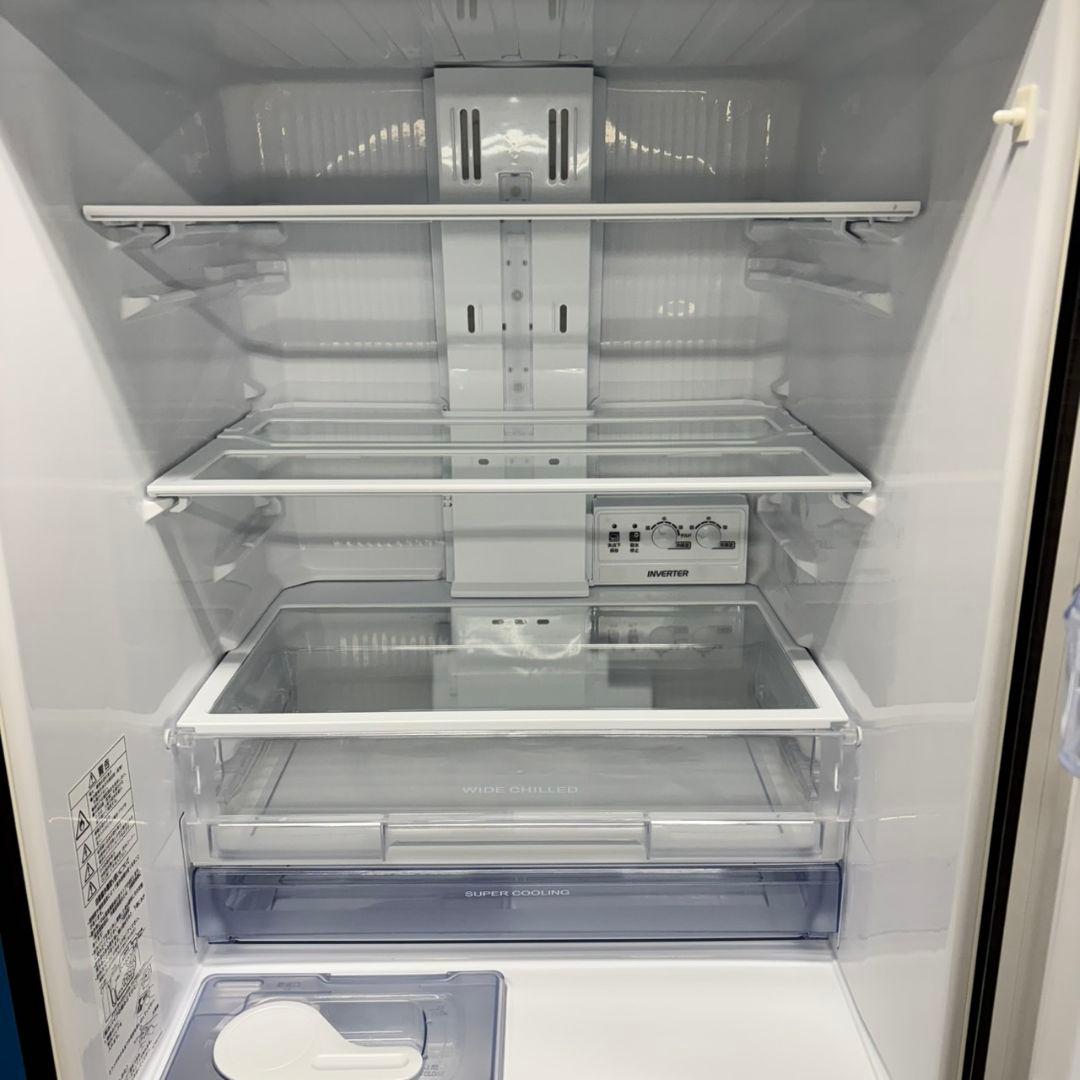 524 冷蔵庫 大型 300L〜400L 右開き 木目調 自動製氷機 極美品