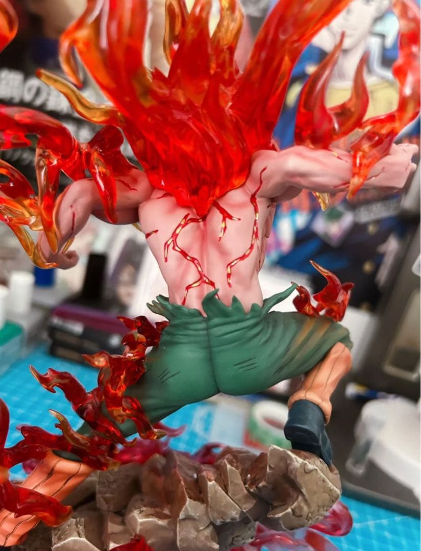 NARUTO ナルト 夜ガイ ガレージキット ガレキ スタチュー①① - メルカリ