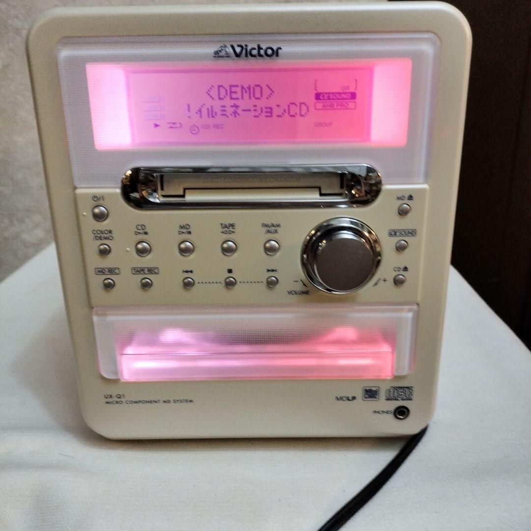 けいたろう様専用 Victor UX-Q1 CD・MD・カセットデッキ