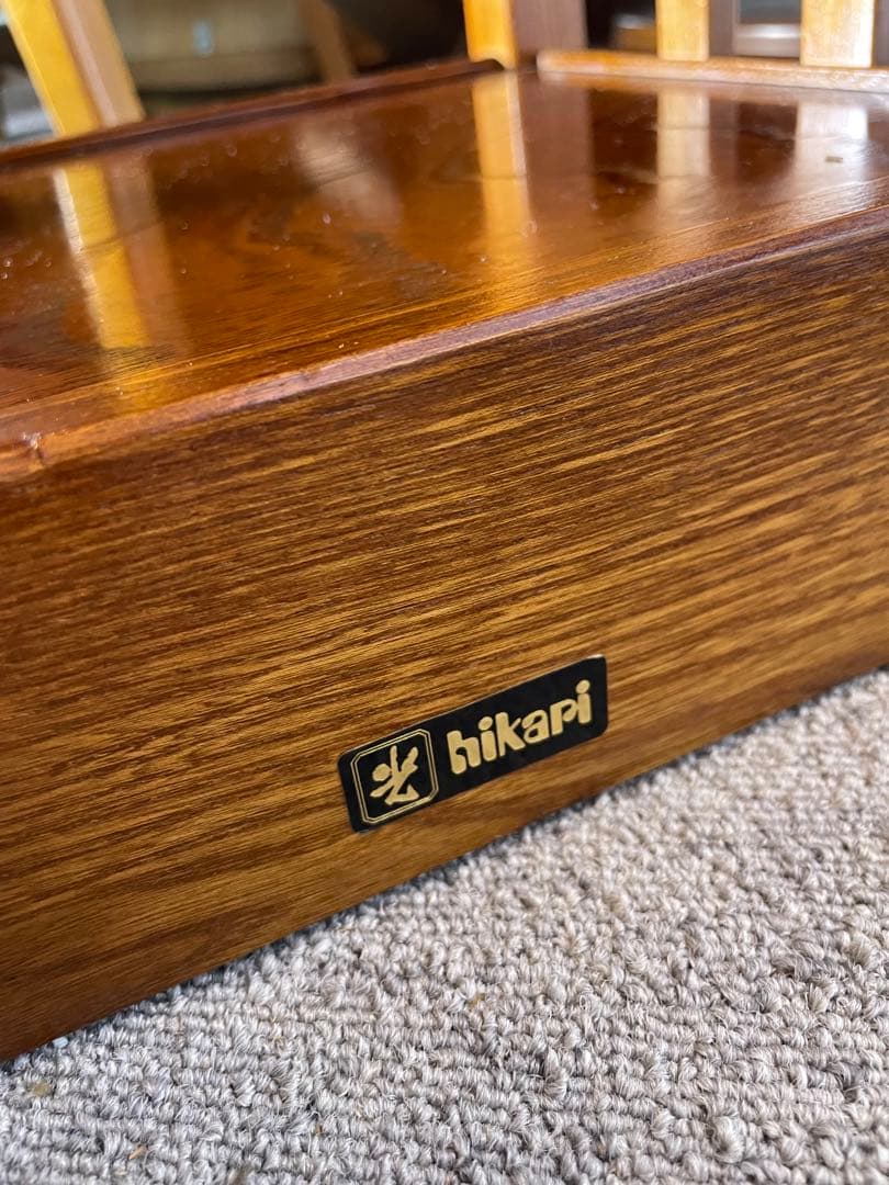 光製作所 HIKARI 電話台 サイドテーブル 木製 昭和レトロ