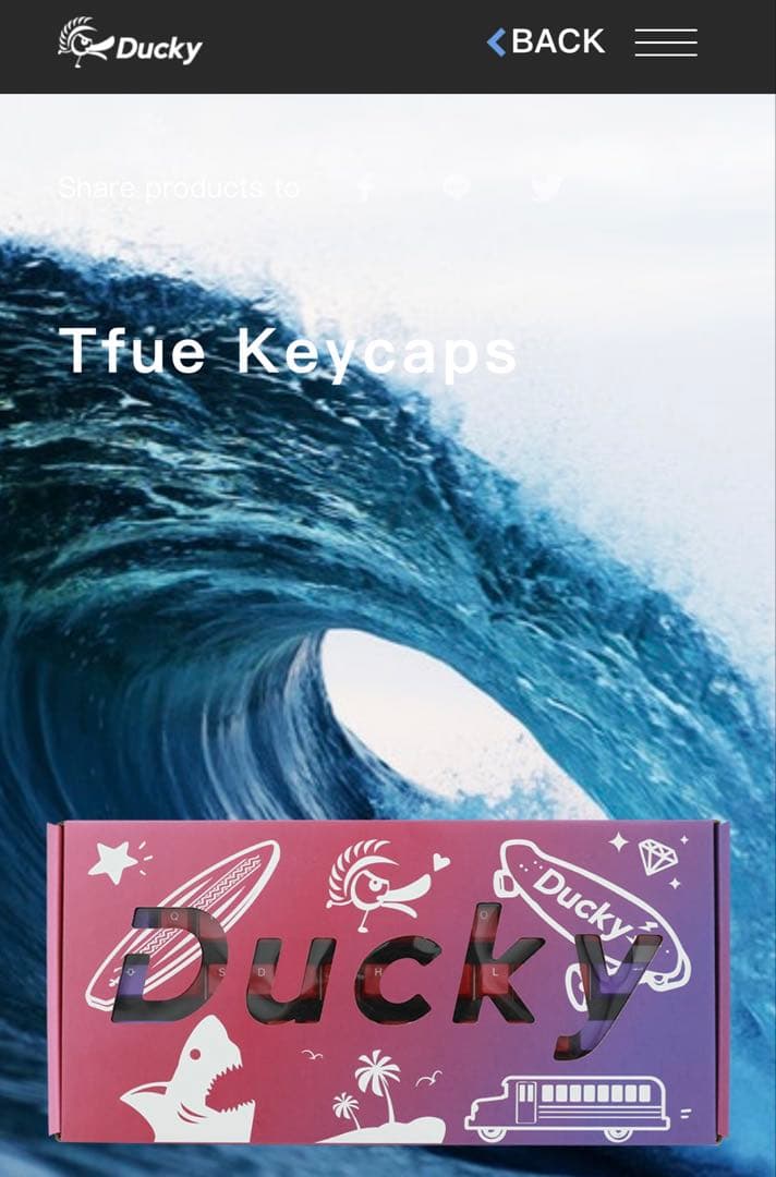 Ducky(ダッキー)×Tfueキーキャップ セット レビュー】Ducky x Tfueコラボキーキャップをゲット！スペースバーが
