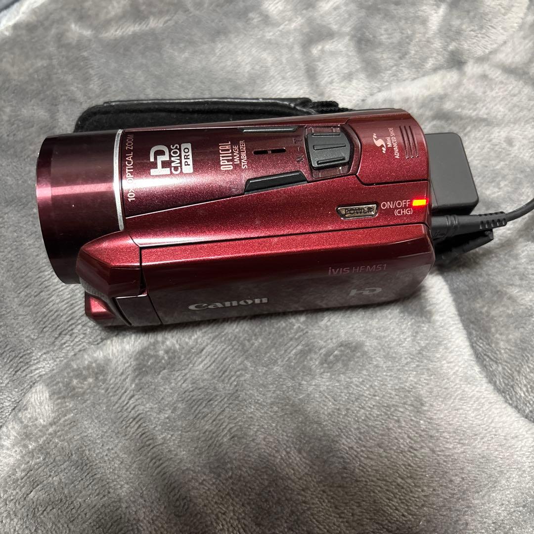 （11/30取り下げ）Canon ivis HF M51 HD 動作確認済み Amazon | Canon デジタルビデオカメラ iVIS HF M51 シルバー 光学10倍
