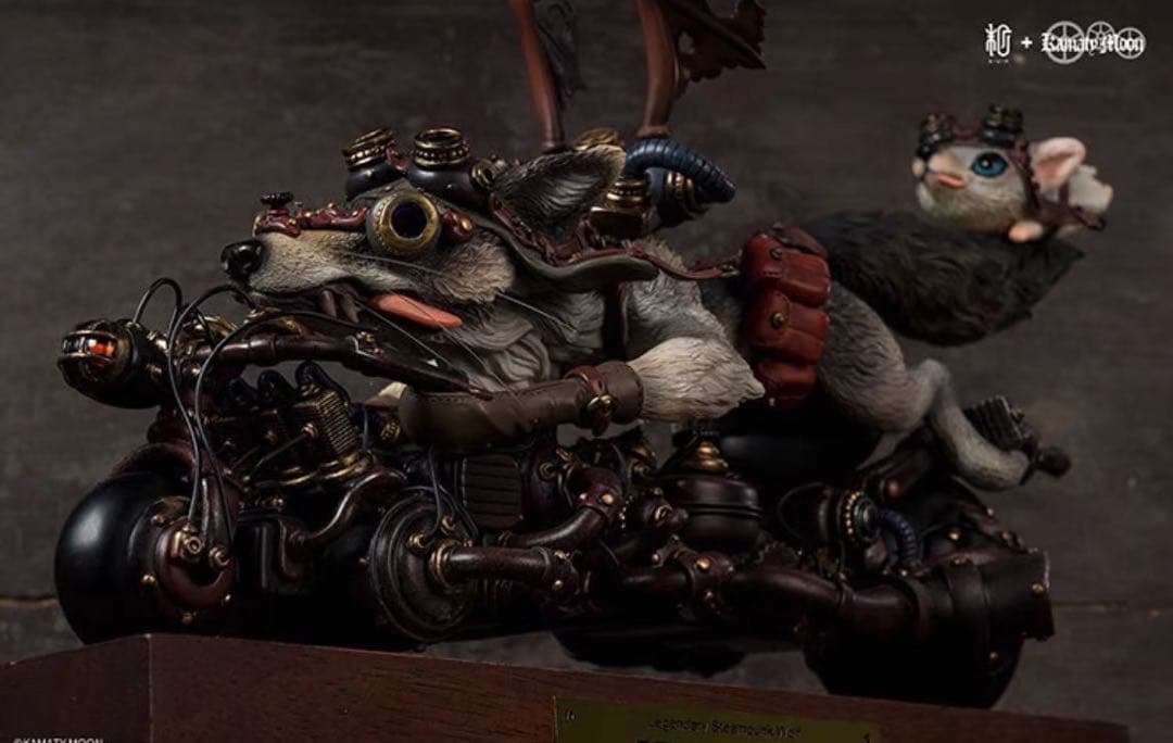 デザイナーズトイ 鎌田光司 狼の機関車 限定版 トレトイフィギュア