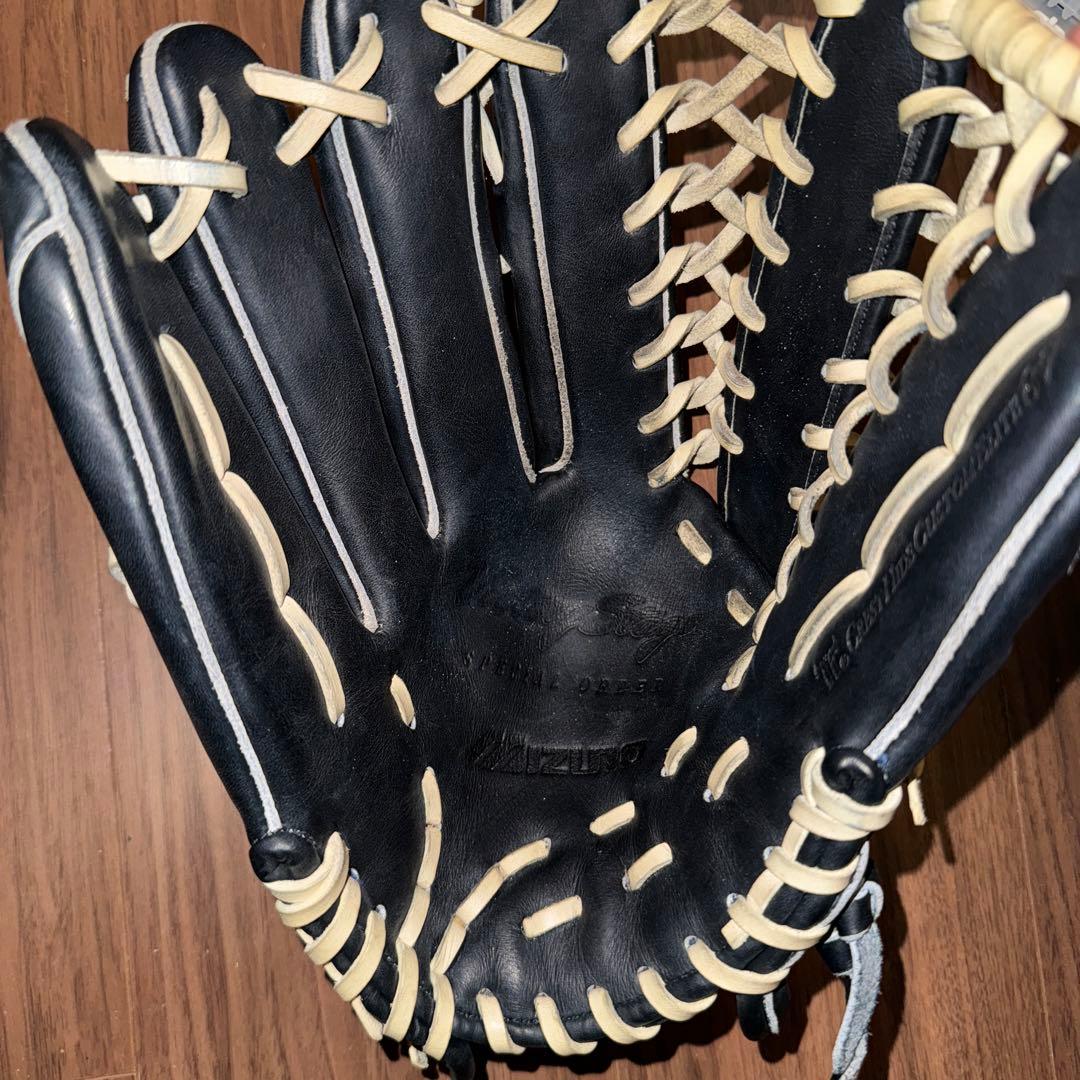 ミズノ ビクトリーステージ スペシャルオーダー 軟式用グローブ 耕作印