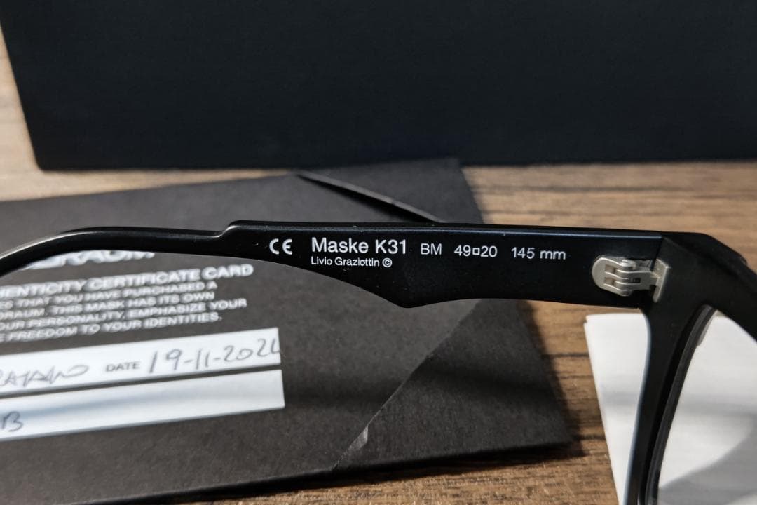 KUBORAUM】クボラムK31/梨花さん愛用モデル/メガネサングラス/超美品