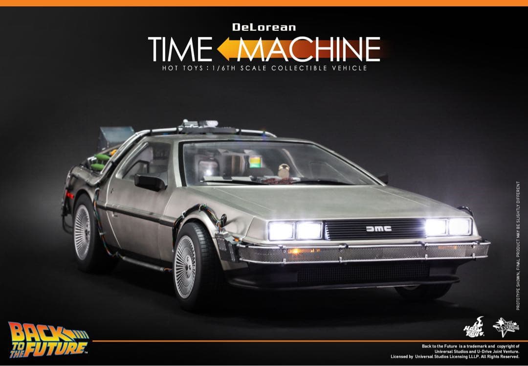 Hot Toys ホットトイズ バックトゥザフューチャー Part1 デロリアン