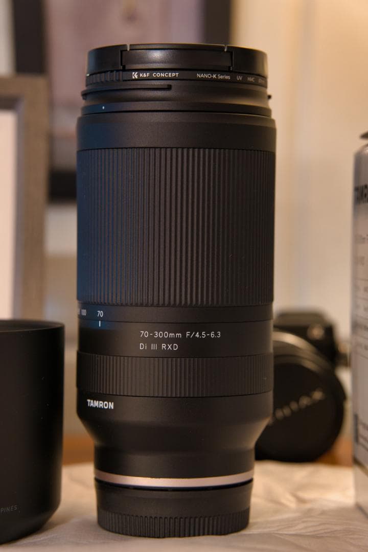 値引き【美品】TAMRON 70-300mm F4.5-6.3 Eマウント【箱付