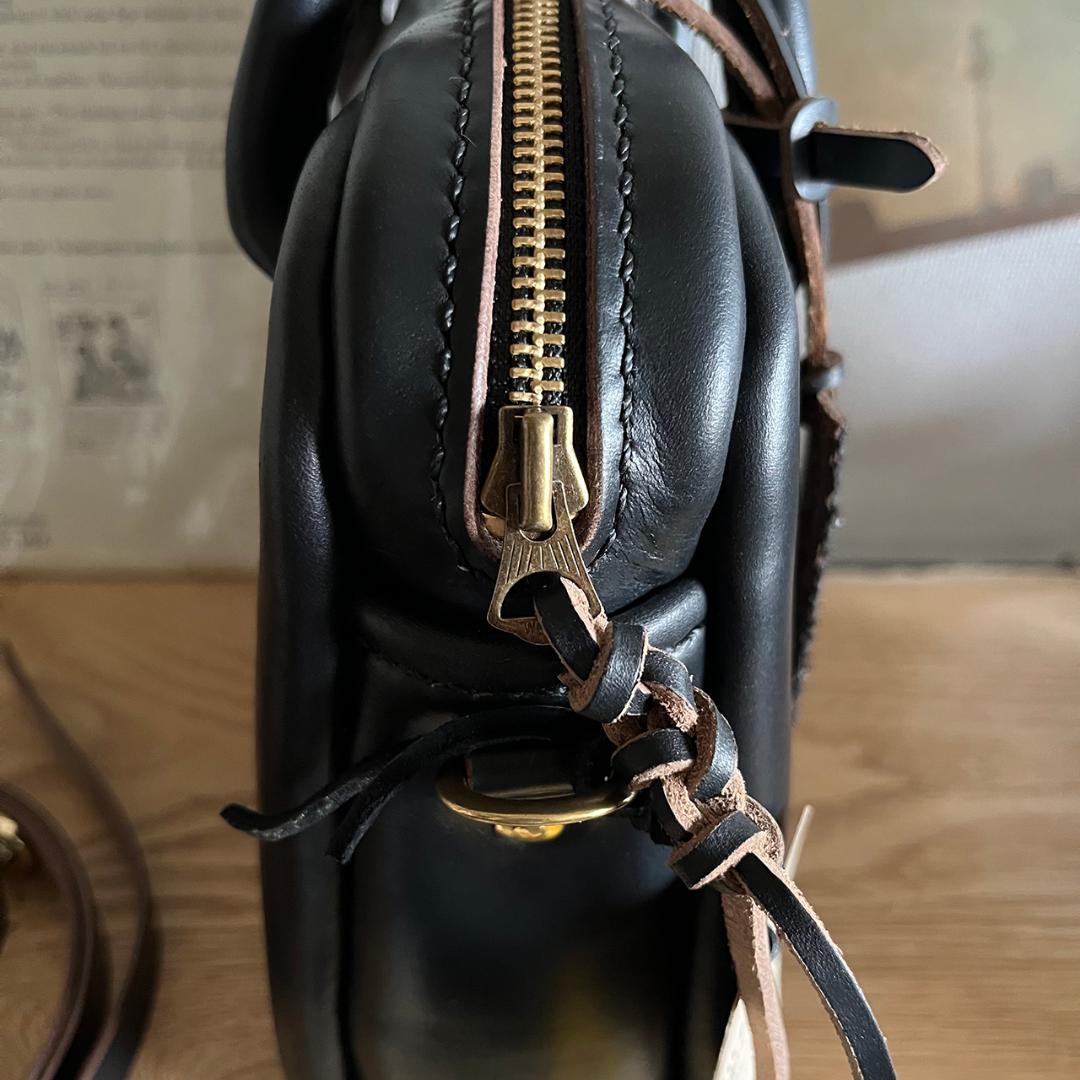 クロムエクセルレザーバッグ クロムエクセル ショルダーバッグ 茶芯