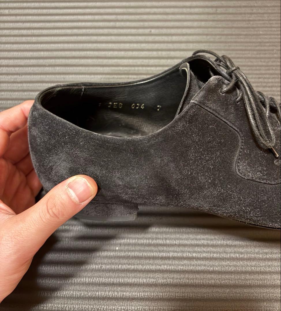 prada archive square toe suede shoes - メルカリ