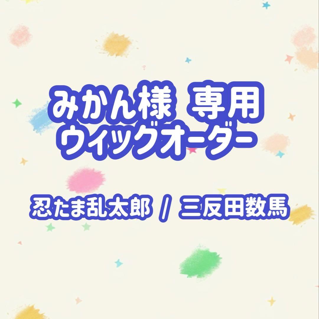 みかん ウィッグオーダーページ みかん様 専用 ウィッグオーダー完成品 - メルカリ