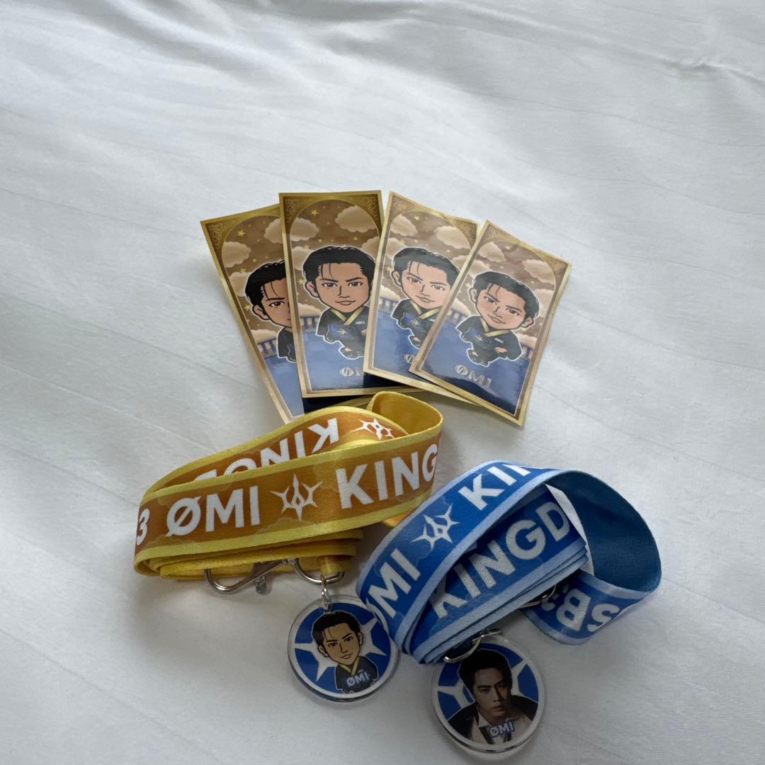 JSB3 登坂広臣 OMI KINGDOM 縁日 ネックストラップ ステッカー