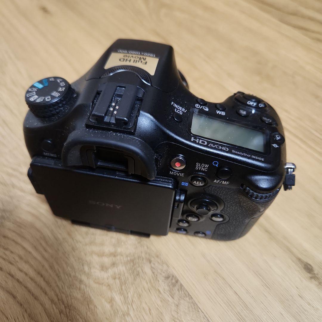 SONY α77 デジタル一眼レフカメラ AF50 mmキトレン付き - メルカリ