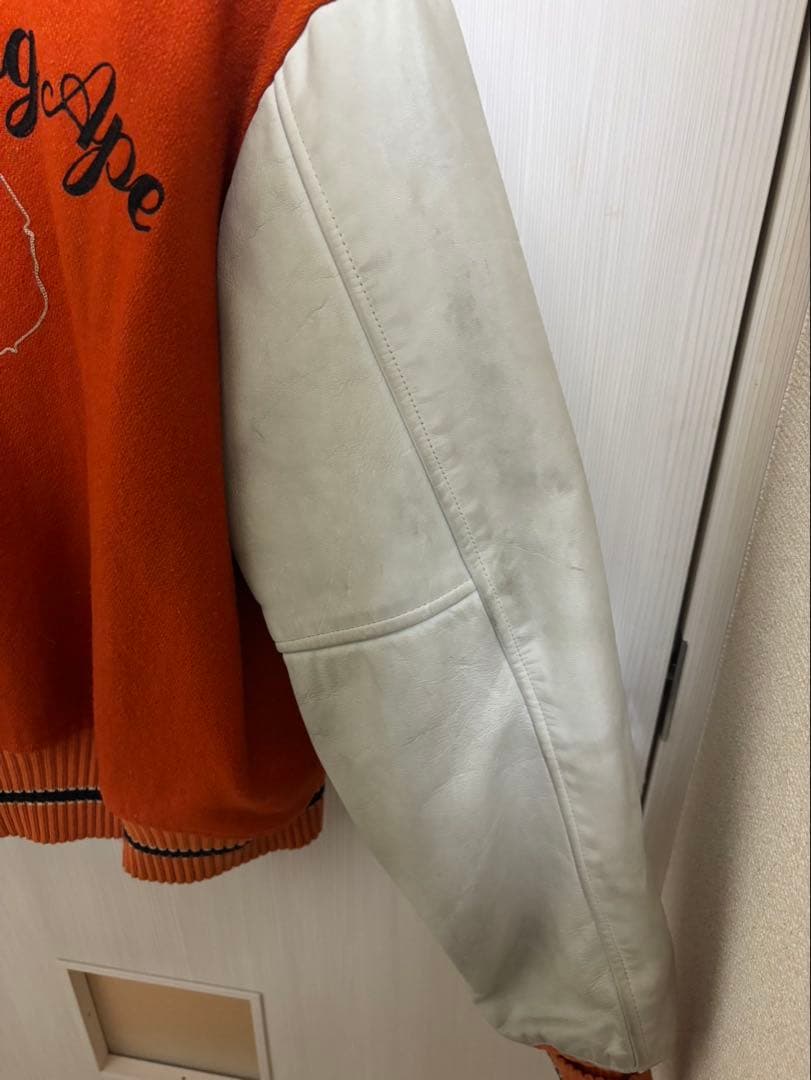 96&97年秋冬発売 アベイシングエイプ スタジャン オレンジ