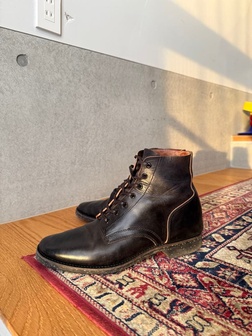 カスタムブーツ CLINCH Yeager boots同楦 マヤレザー 茶芯 - メルカリ