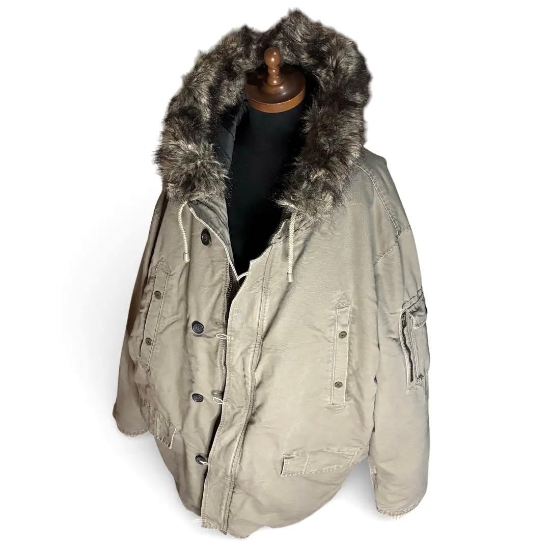 美品 OLD GAP ミリタリーコート ボアライナー Y2K ビッグサイズ-買取 本物