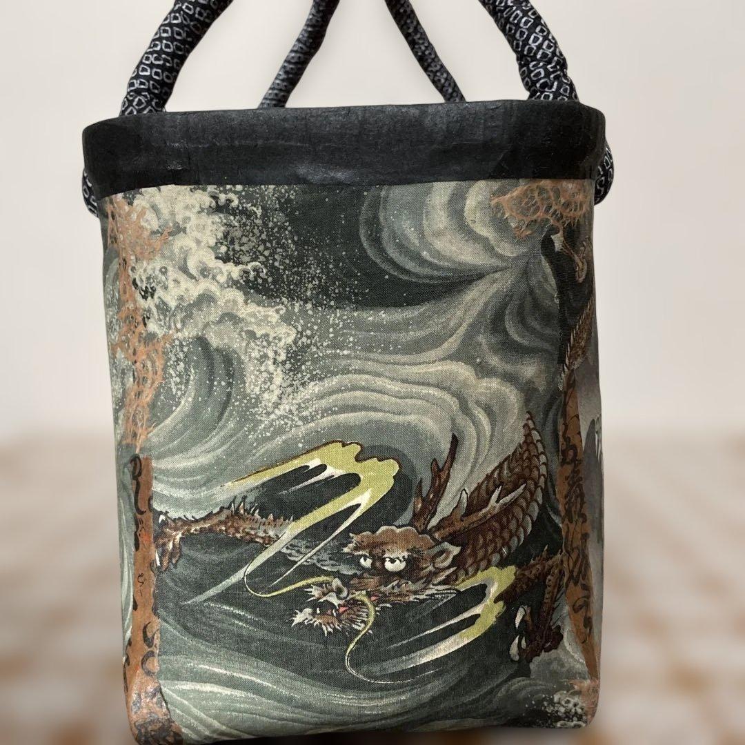 一閑張りバッグ13龍 John Smith様専用 一閑張りバッグ13龍 John Smith