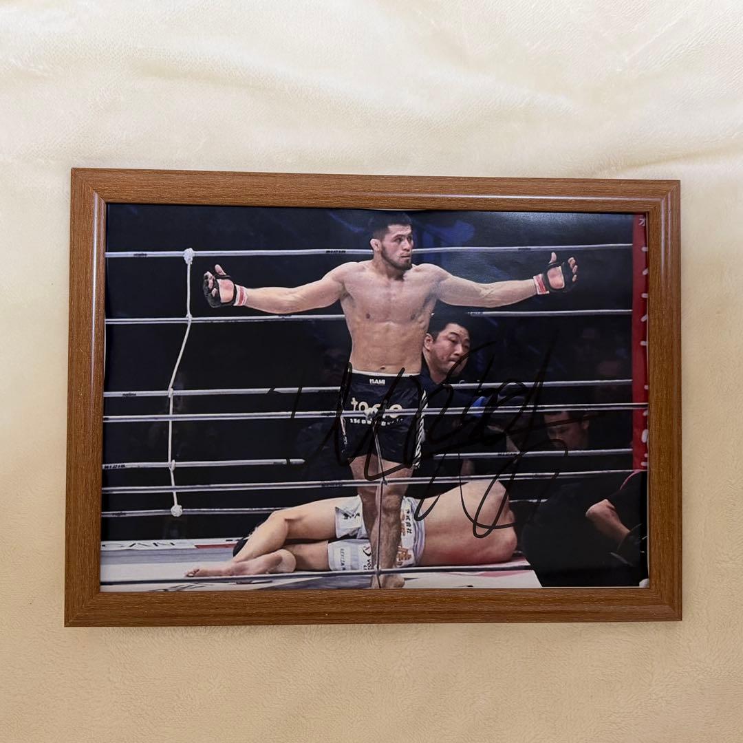 RIZIN シェイドゥラエフ 直筆サイン⑧ 朝倉未来 師走の超強者祭り 男