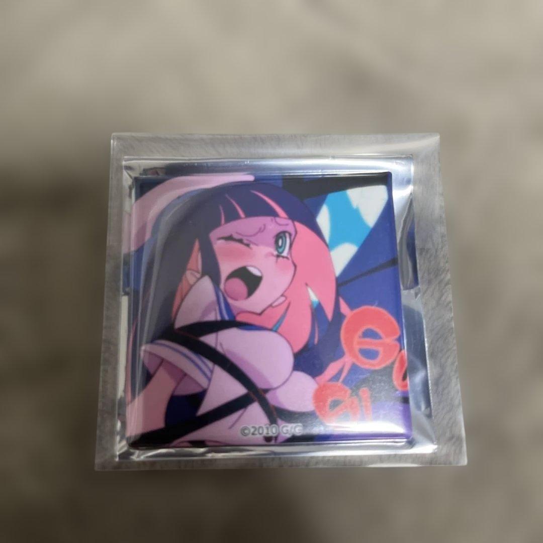 パンティ&ストッキングwithガーターベルト スクエア型缶バッジ 缶