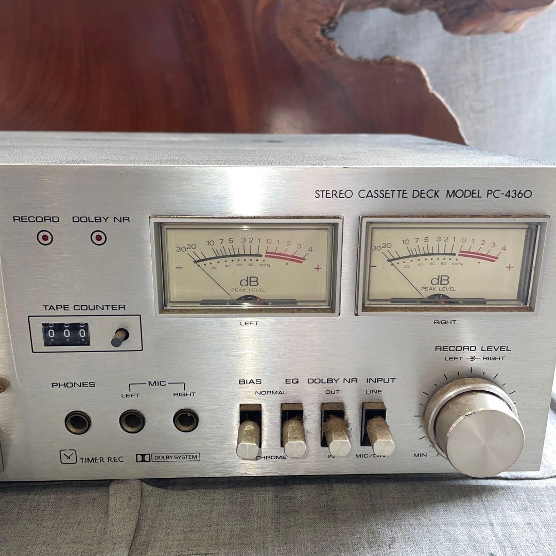 カセットデッキ PC-4360 オーレックス Aurex ステレオ オーディオ