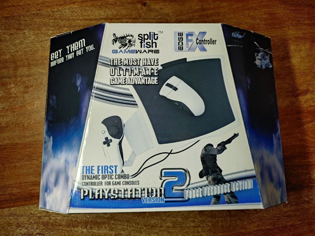 SplitFish Gameware EDGEFX PS2　レア　海外製？ Ultra Rare SplitFish Gameware EDGEFX PS2 for Sony PlayStation 2