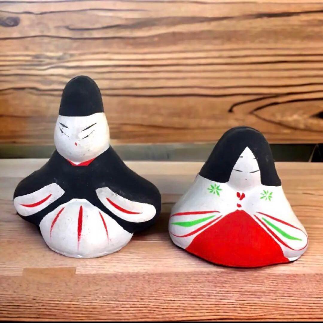 廃絶品 北条土人形 雛人形 ひな人形 加藤廉兵衛 れんべい人形 郷土玩具