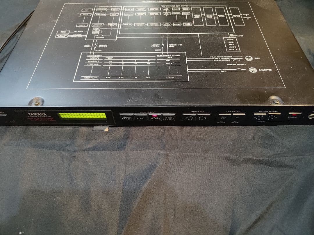 YAMAHA TX81Z FMトーンジェネレーター YAMAHA TX81Z FM sound source FM Synthesizer FM Tone Generator