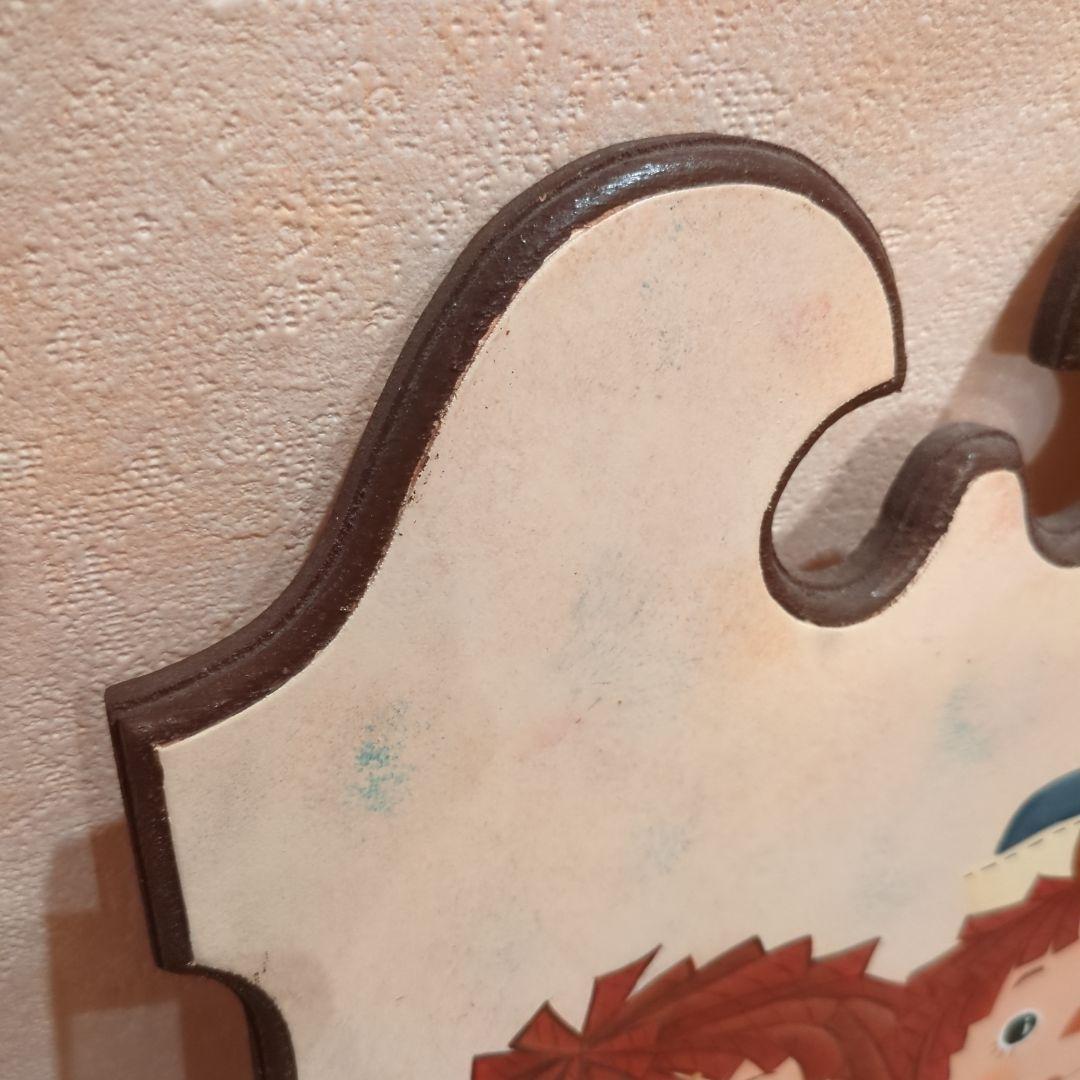 ラガディアン＆アンディトールペイント 壁掛け ハンドメイド 木製