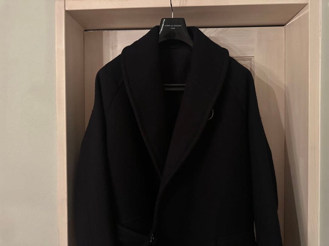 19aw COMOLI コモリ ウール ショールカラーコート サイズ2 - メルカリ