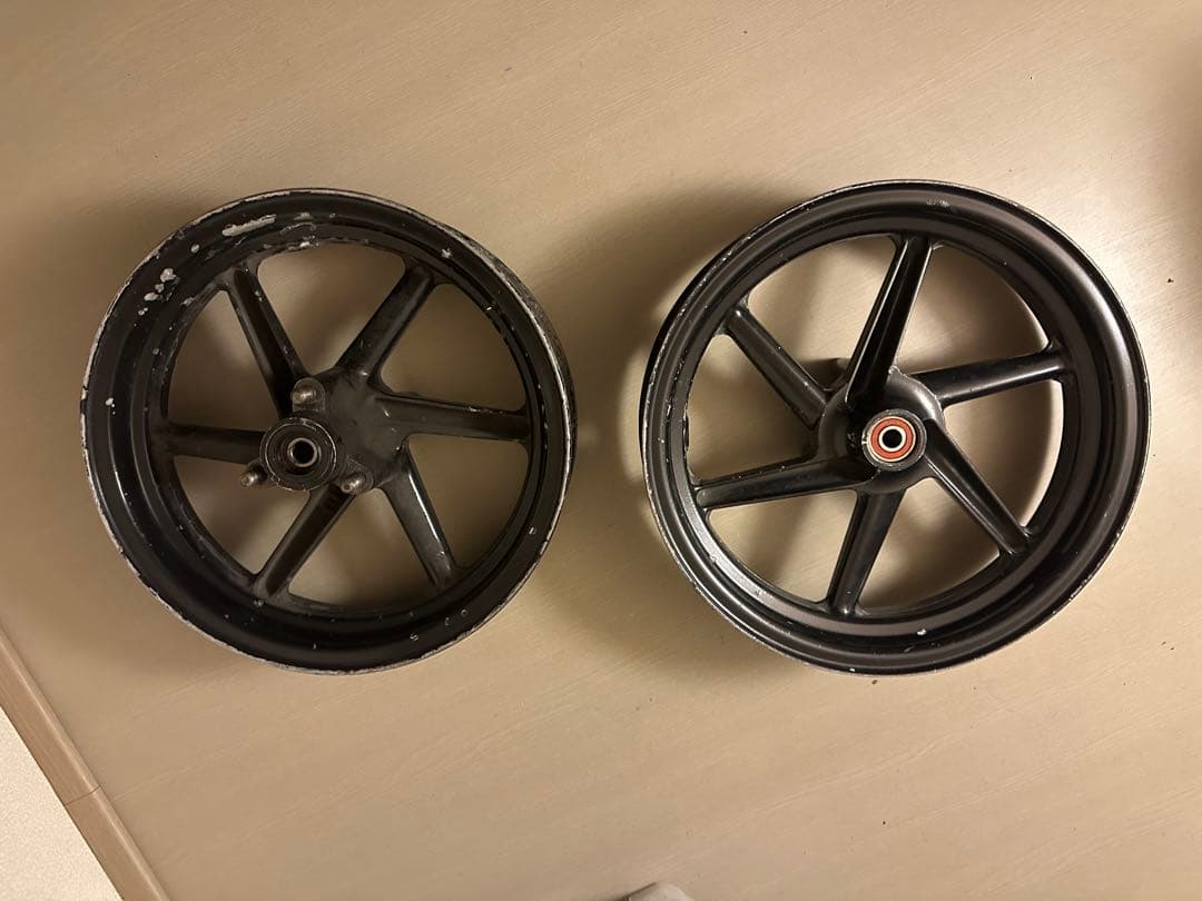 HONDA NSR50 AC10 後期 純正ホイール 前後セット - メルカリ