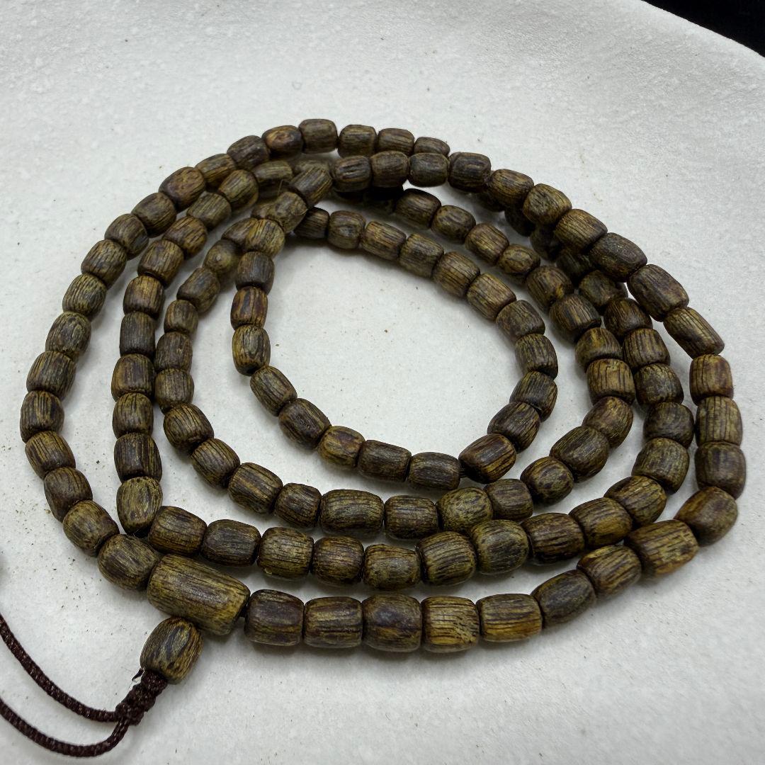 R052 全沈水 極上緑油伽羅 沈香手串 高級ブレスレット重さ：11.5g