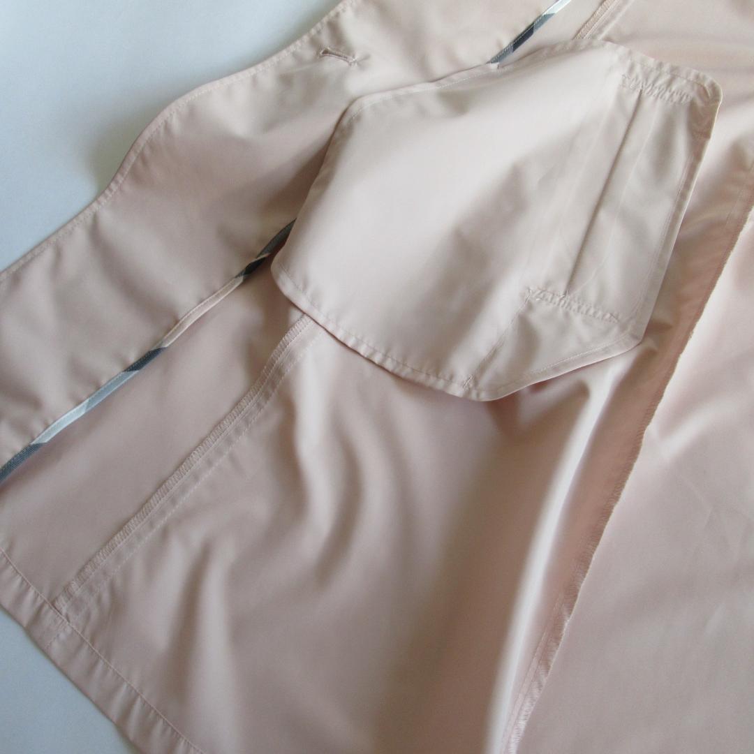 ブルーレーベルクレストブリッジ新品ピンク レインコート 36 【ベルト