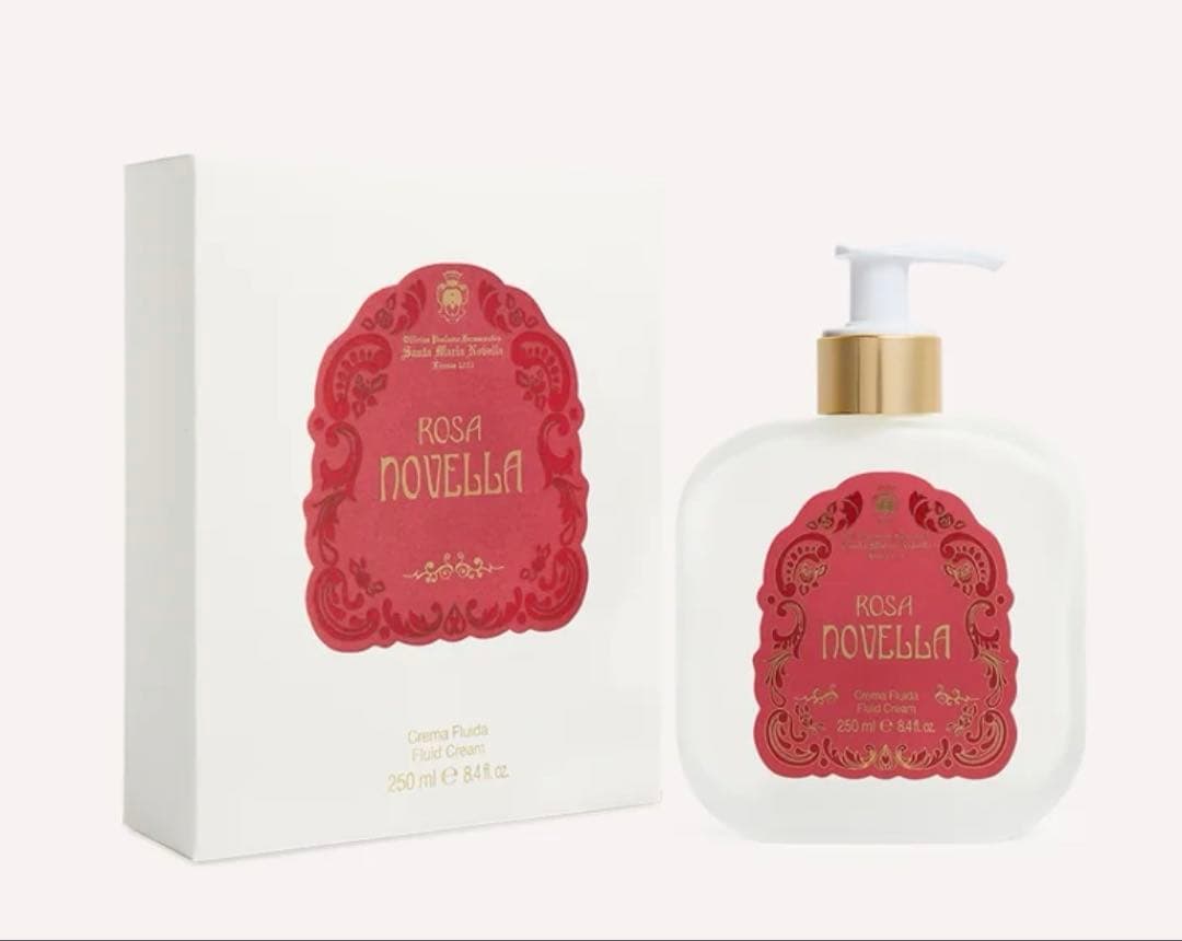 サンタマリアノヴェッラ ボディミルク ローザ ノヴェッラ 250ml ボディミルク ローザ ノヴェッラ ガラス瓶 250ml｜サンタ・マリア