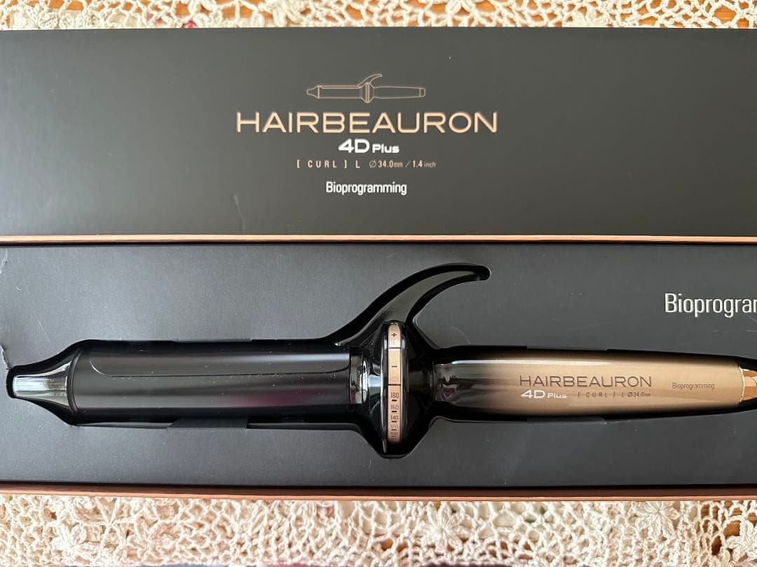 美品 】カールヘアアイロン 4D 34mm - メルカリ
