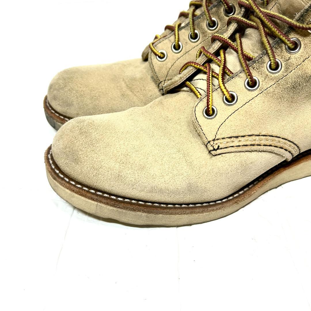 レッドウィング　８１６７　プレーントゥ　スエード　25.0cm 7D　ブーツ
