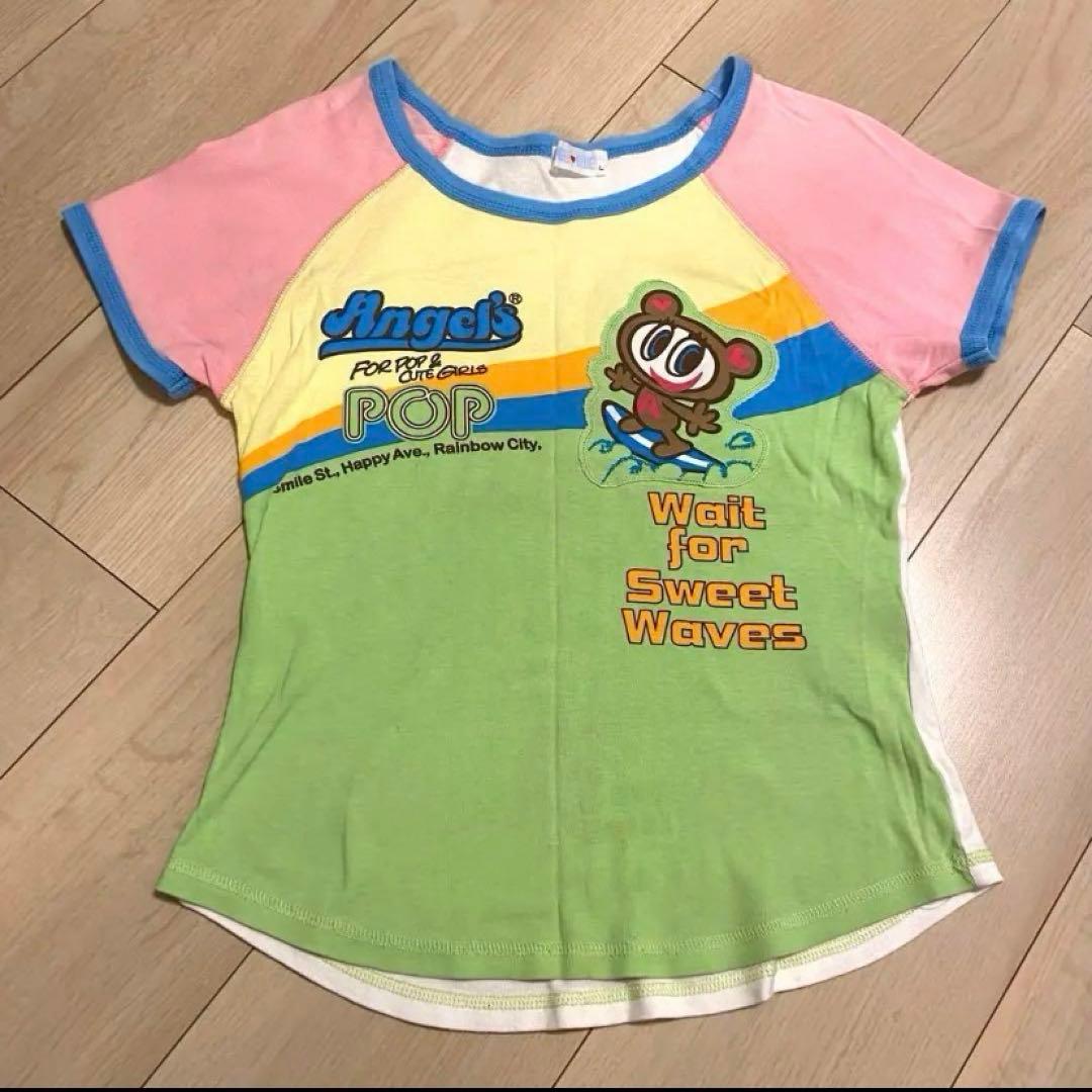 平成レトロ エンジェルブルー ANGELBLUE ナカムラくん 半袖Tシャツ