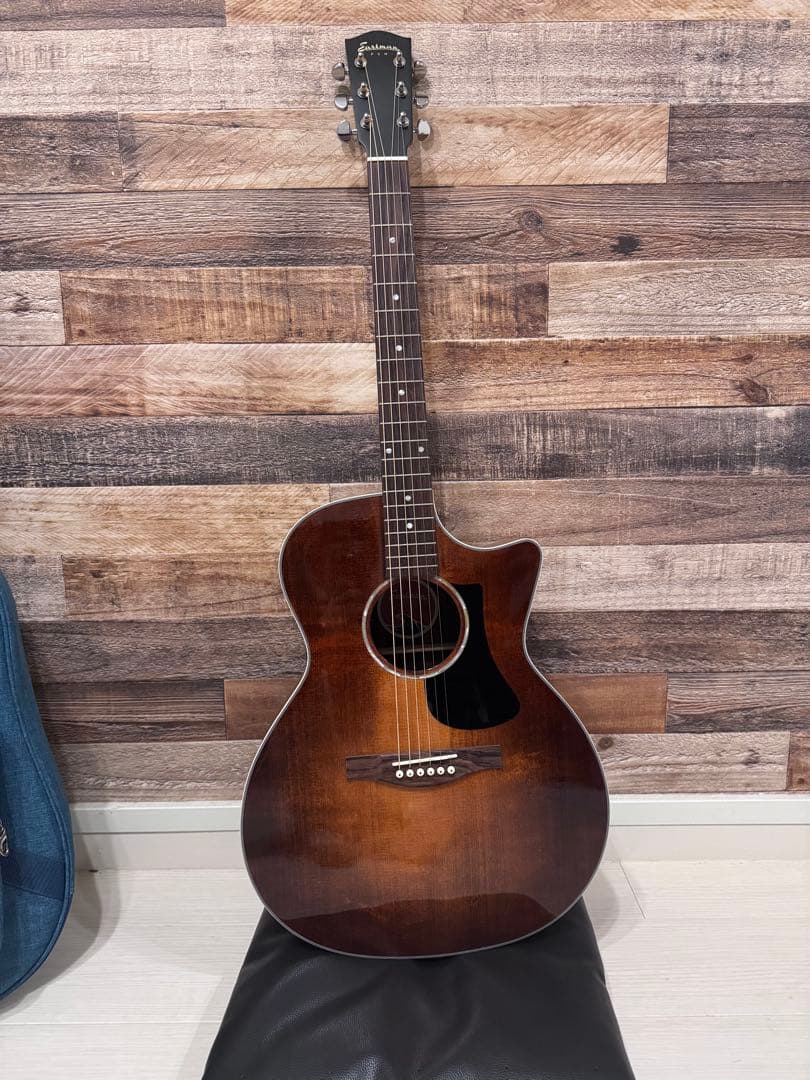 ギター Eastman PCH2 EASTMAN PCH2-TG SOLID SITKA SPRUCE TOP ACOUSTIC TRAVEL GUITAR WITH