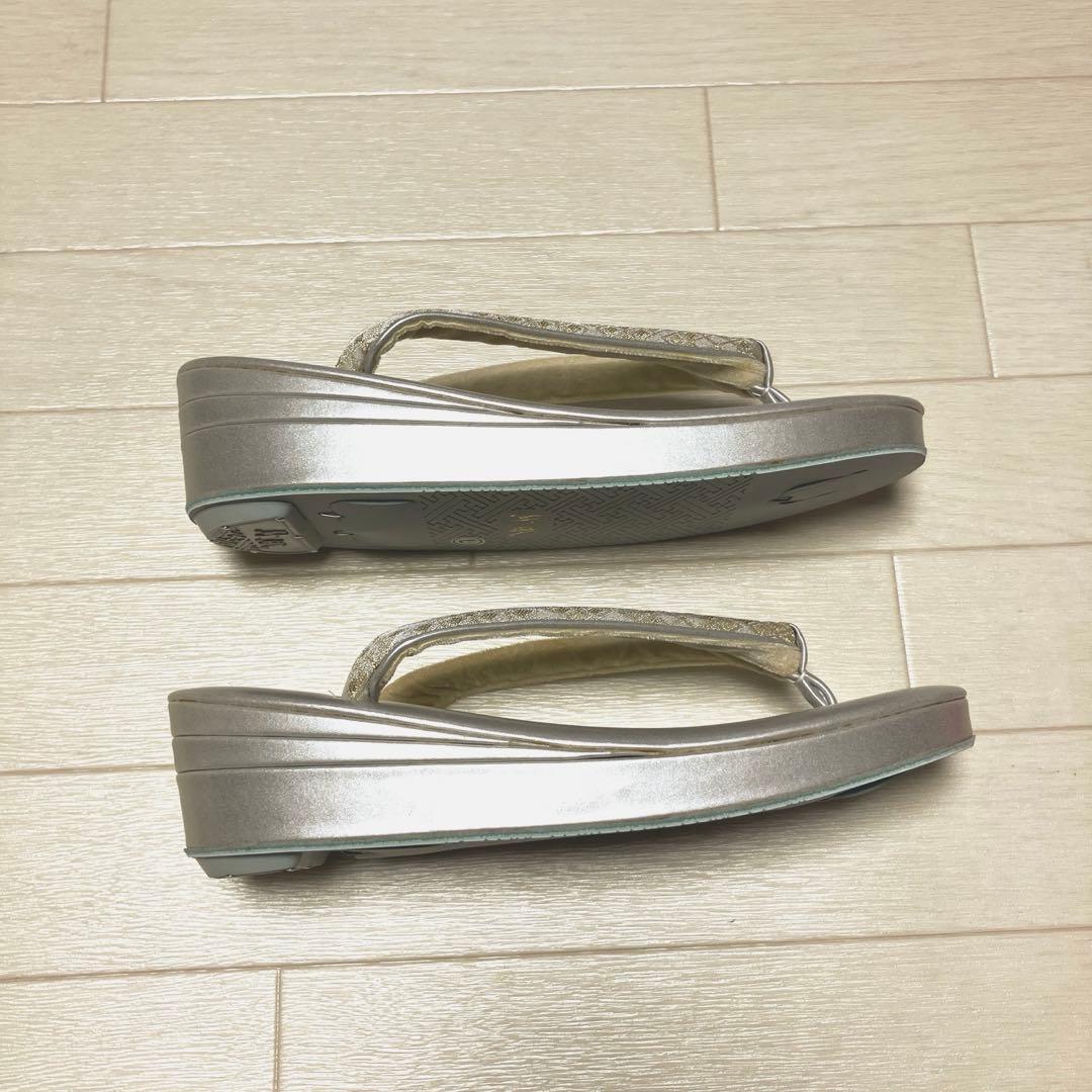 《未使用》沙織ブランド　草履バッグセット　フォーマル　バールトーン加工　Lサイズ