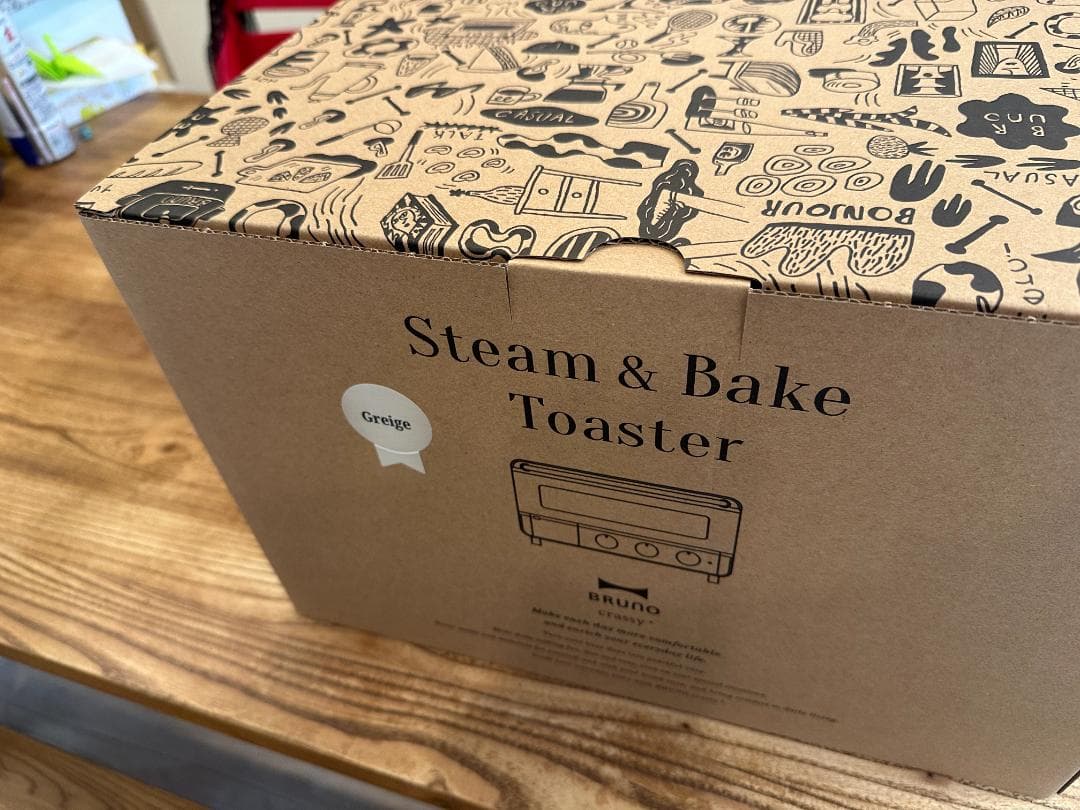 【新品】BRUNO スチーム＆ベイク トースター グレージュ スチーム＆ベイク トースター グレージュの通販 | BRUNO online