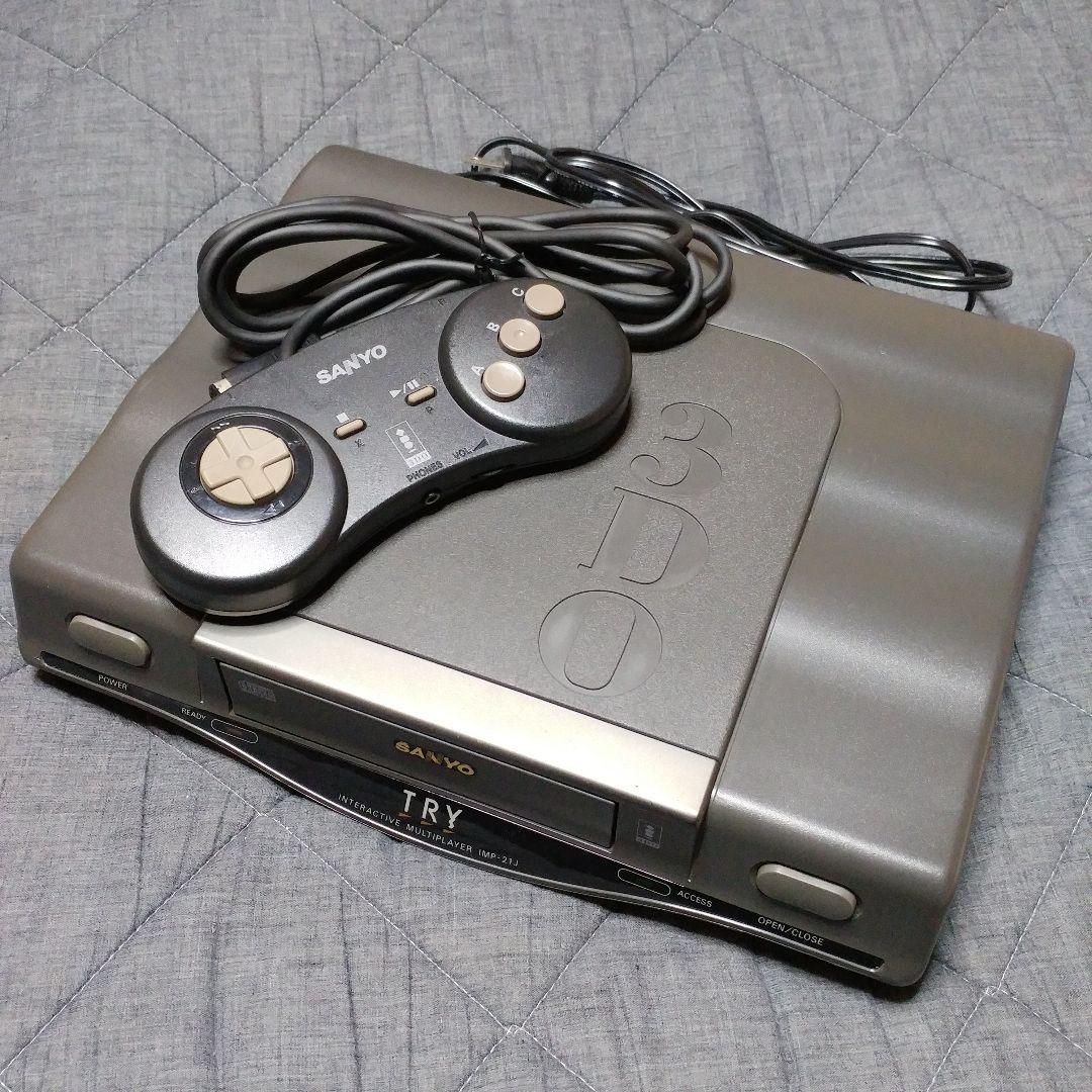 【動作確認済】SANYO 3DO TRY ＋ ロードラッシュ ROAD RUSH 3DO] Launch the compact SANYO version of 3DO 