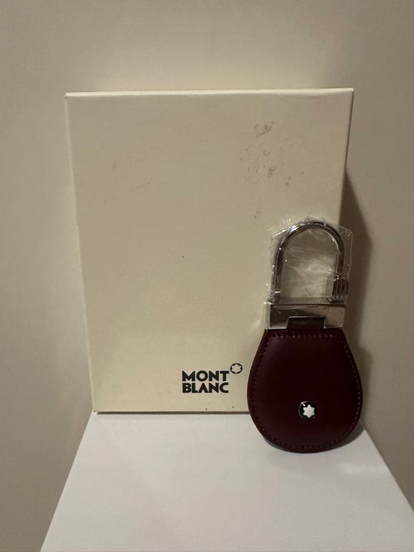 MONT BLANC バーガンディ キーホルダー MONTBLANC モンブラン キーホルダー キーリング バーガンディ マイ