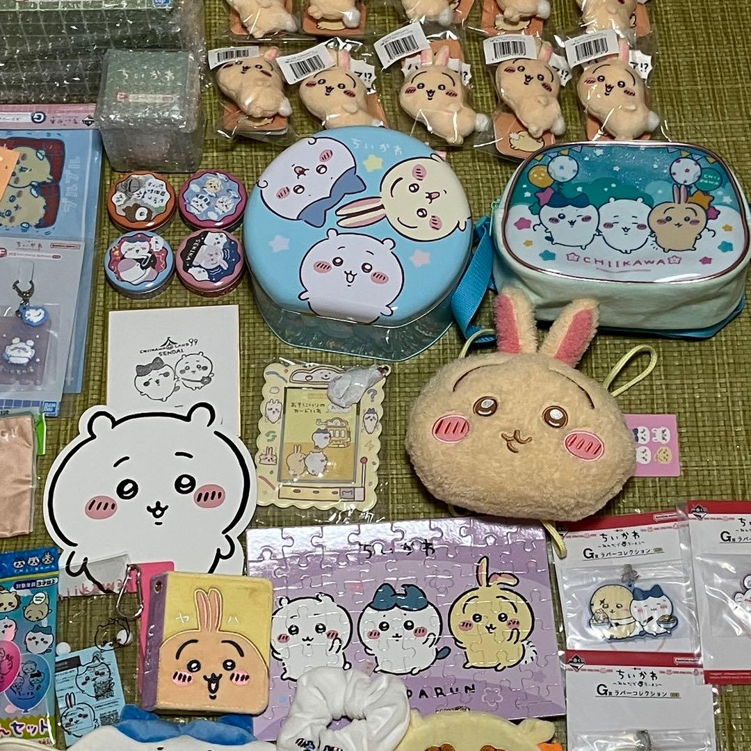 ちいかわ まとめ売り 大量 140サイズ 小物 ぬいぐるみ 雑貨 シール